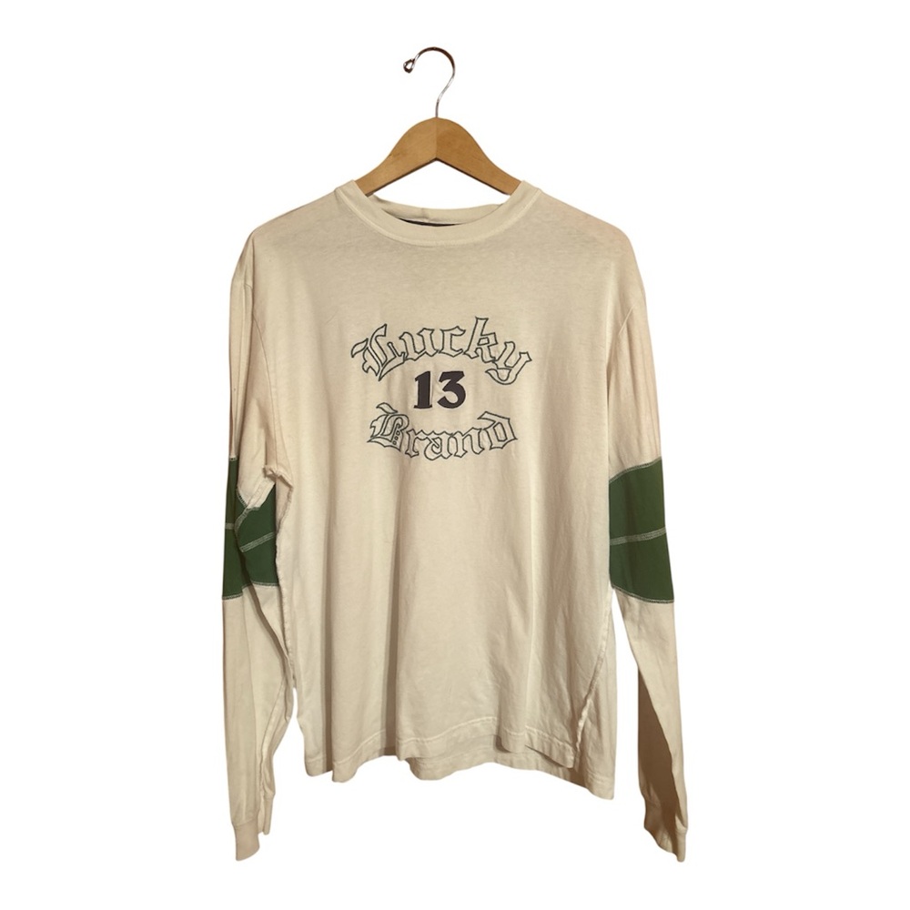 Vintage Lucky Brand Long Sleeve Pullover T-Shirt Men’s Size XL